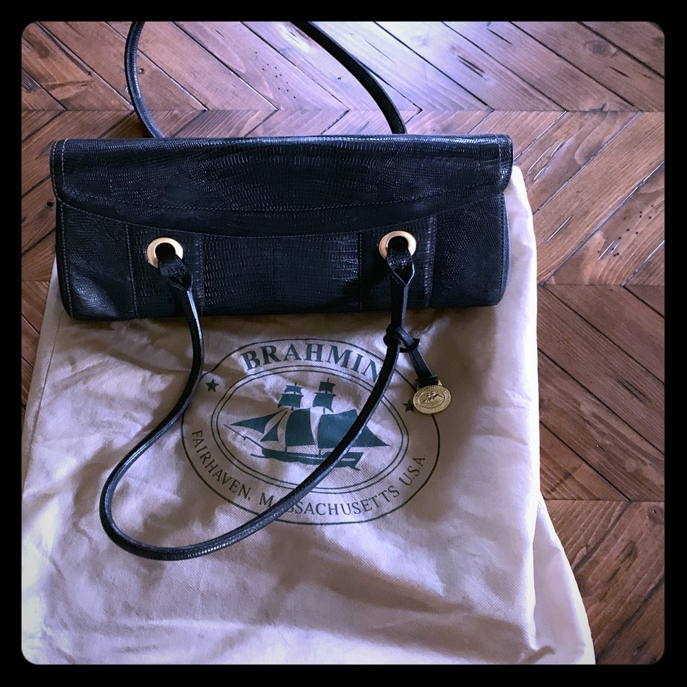 Black Brahmin Shoulder Bag